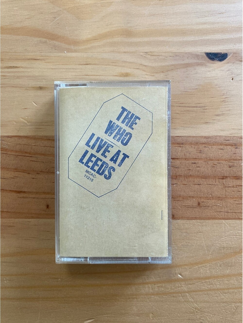 The Who Live at Leeds Cassette MCA Canada MCAC-11215 1995 Vintage